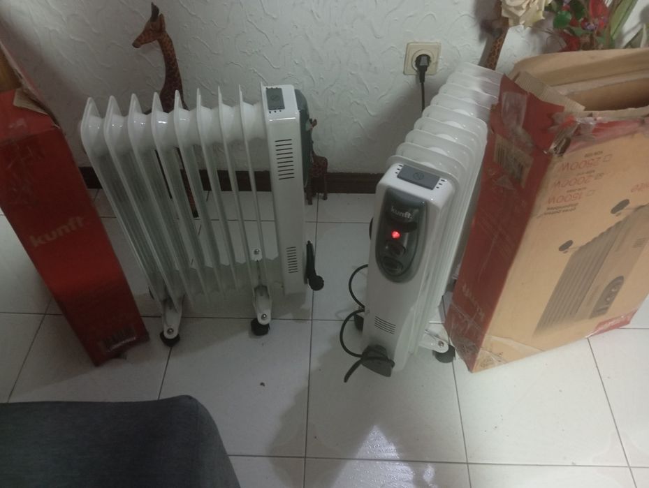 Aquecedores a óleo novos