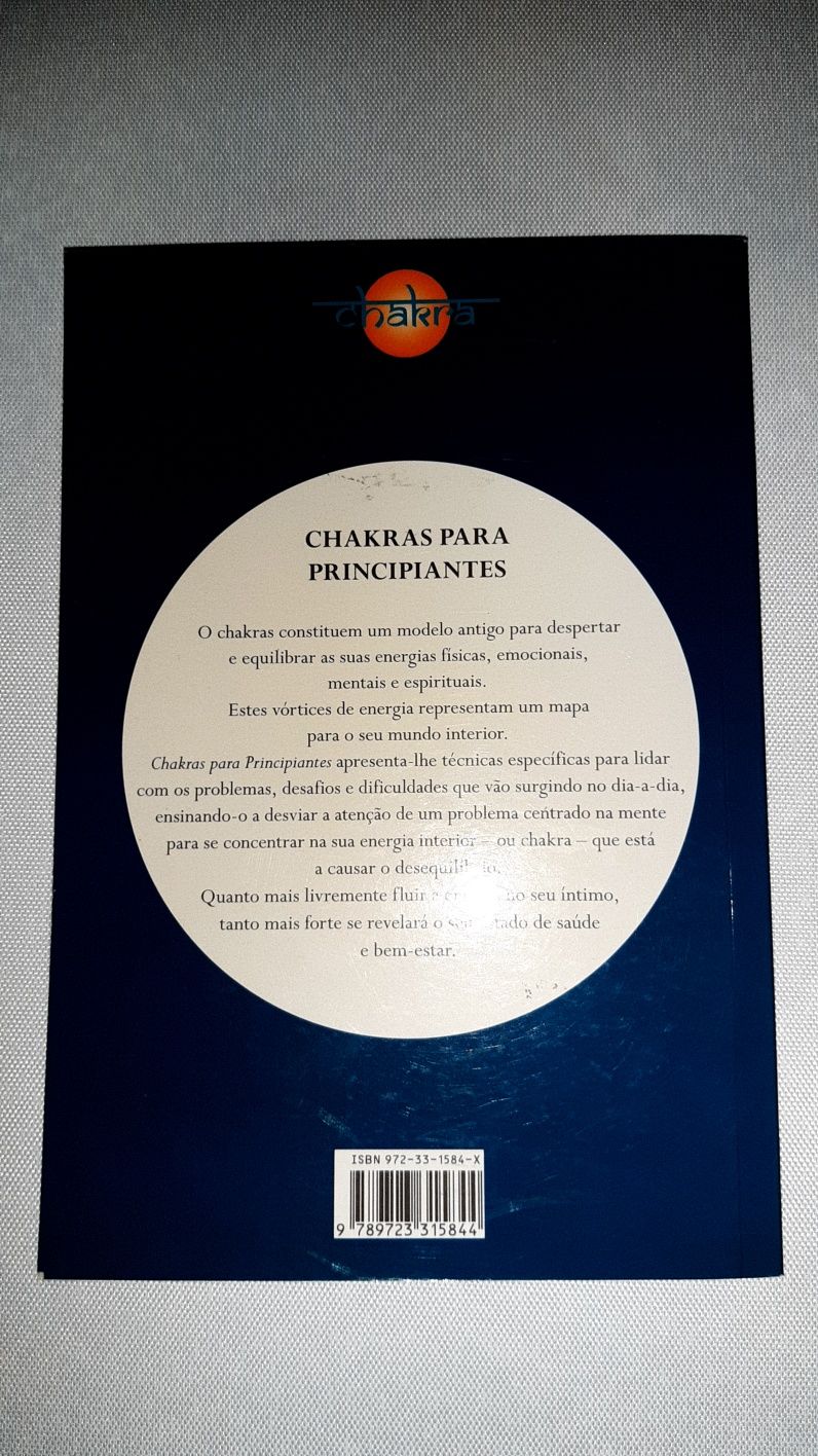 Livro Chakras para Principiantes de David Pond