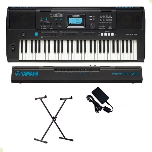 Teclado yahama e473 + suporte