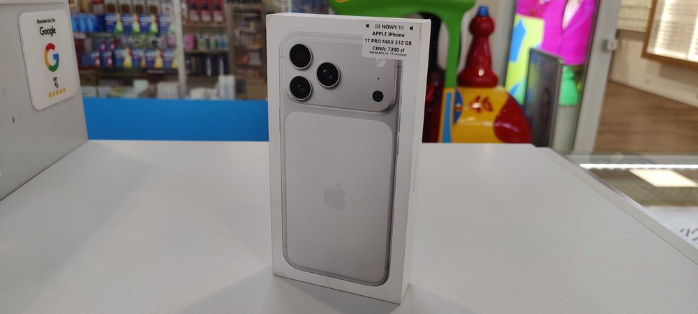 NOWY! Telefon Apple iPhone 17 PRO MAX 512 GB Plomby!