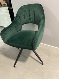 Krzesło zielone obrotowe bardzo wygodne