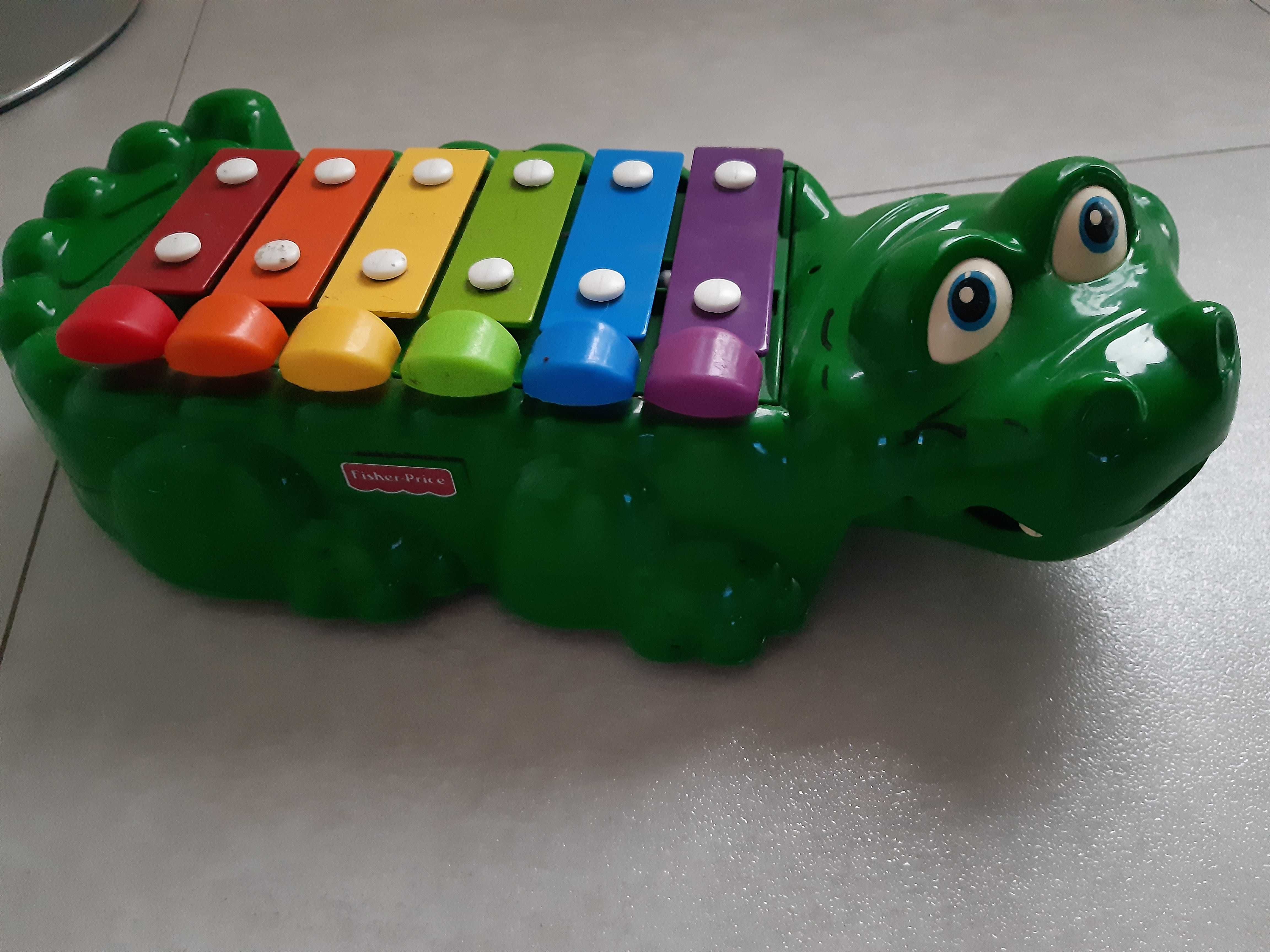 Zabawka cymbałki krokodylek