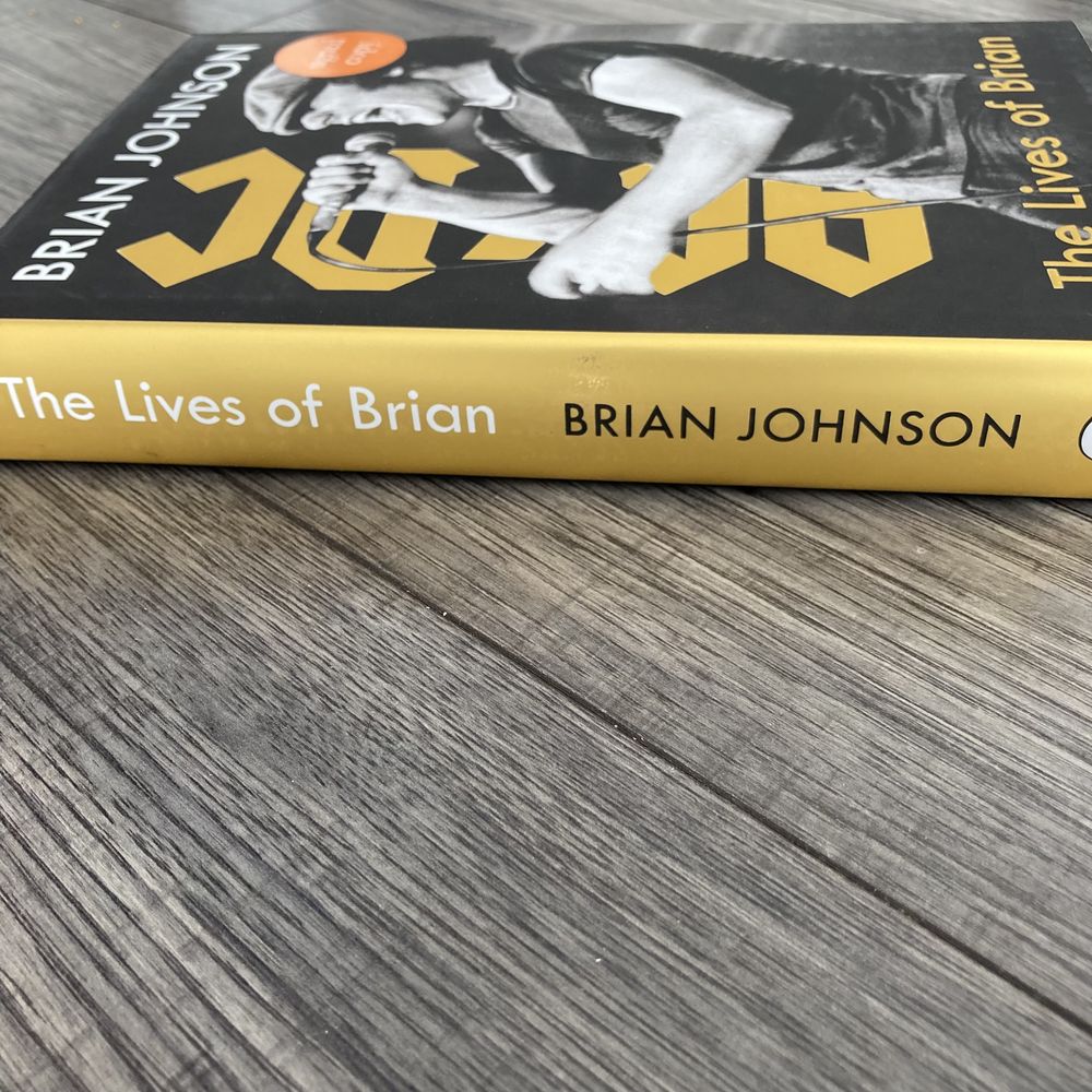 AC/DC Brian Johnson - Lives of Brian - podpis - autograf -