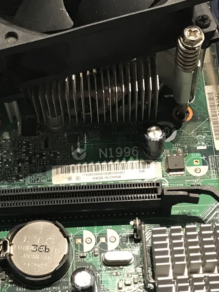 komplekt do PC płyta glówna processor chlodzenie