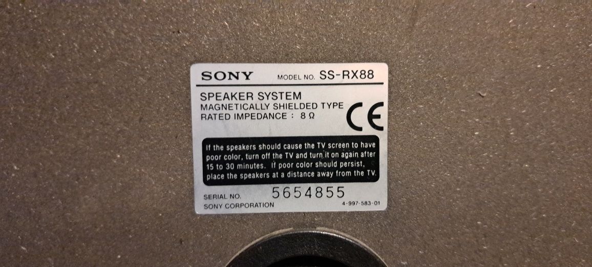 Kolumny stereo Sony SS-RX88. 100W, 8 ohm