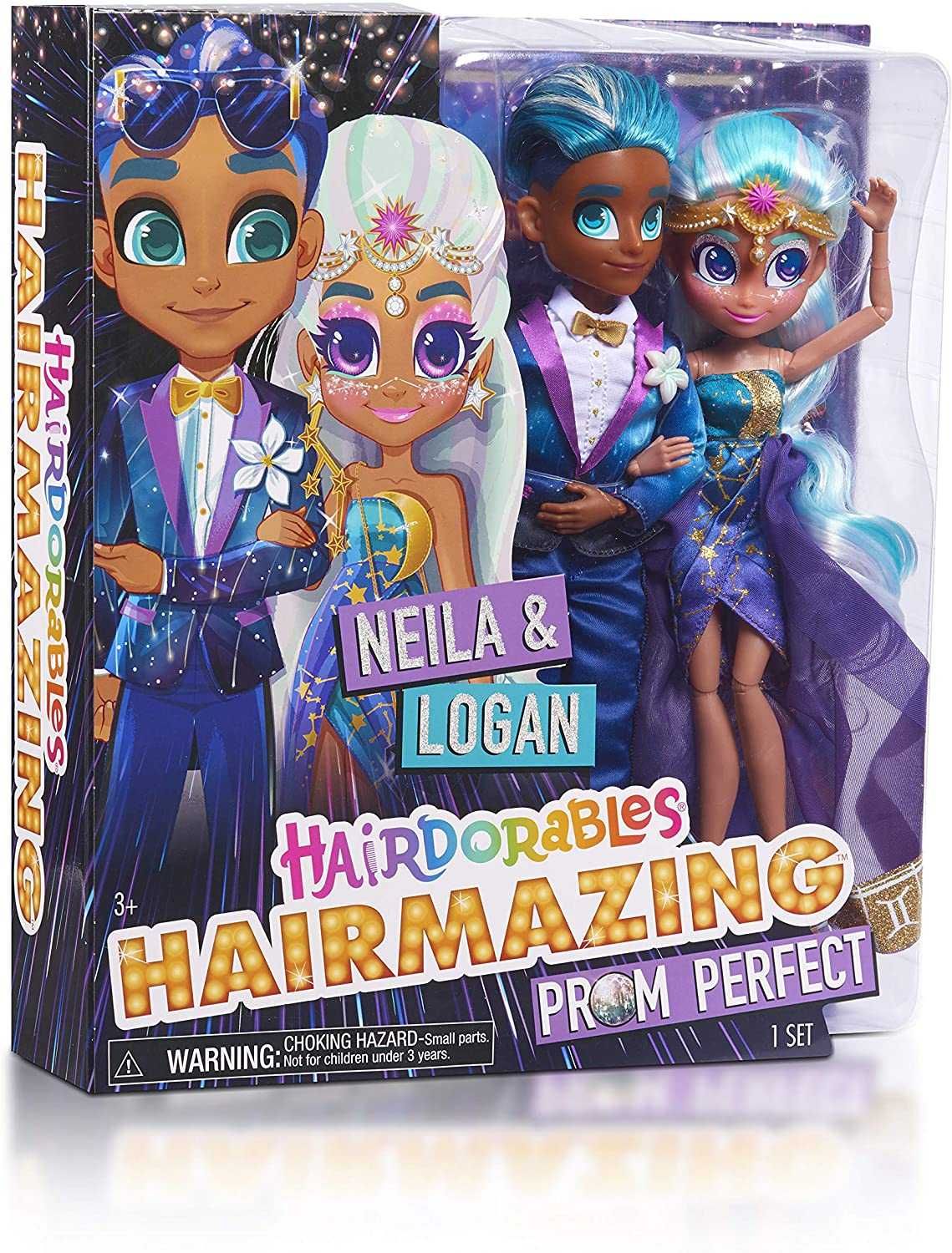 Хейрдораблс куклы Нейла и Логан Hairdorables Hairmazing Neila и Logan
