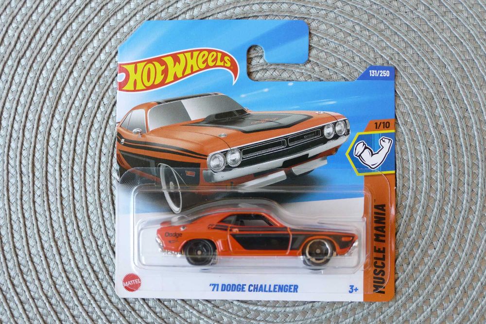 Hot Wheels autko "Resorak" '71 DODGE CHALLENGER edycja 2025r.