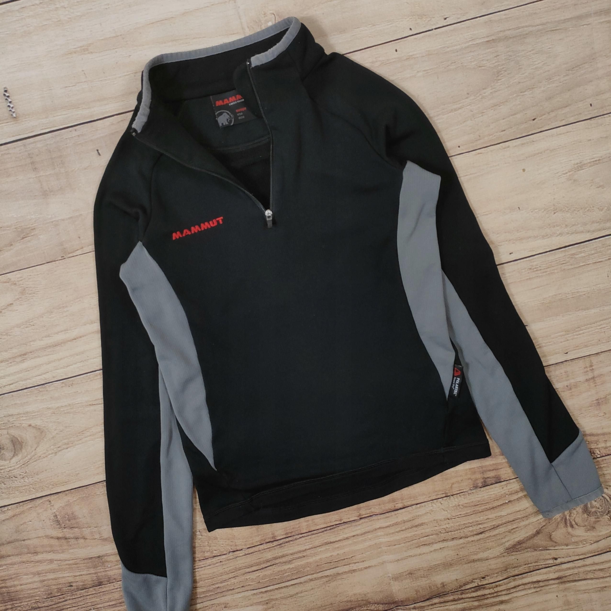 MAMMUT Bluza Polarowa Half Zip Damska Polartec Logowana r. XS