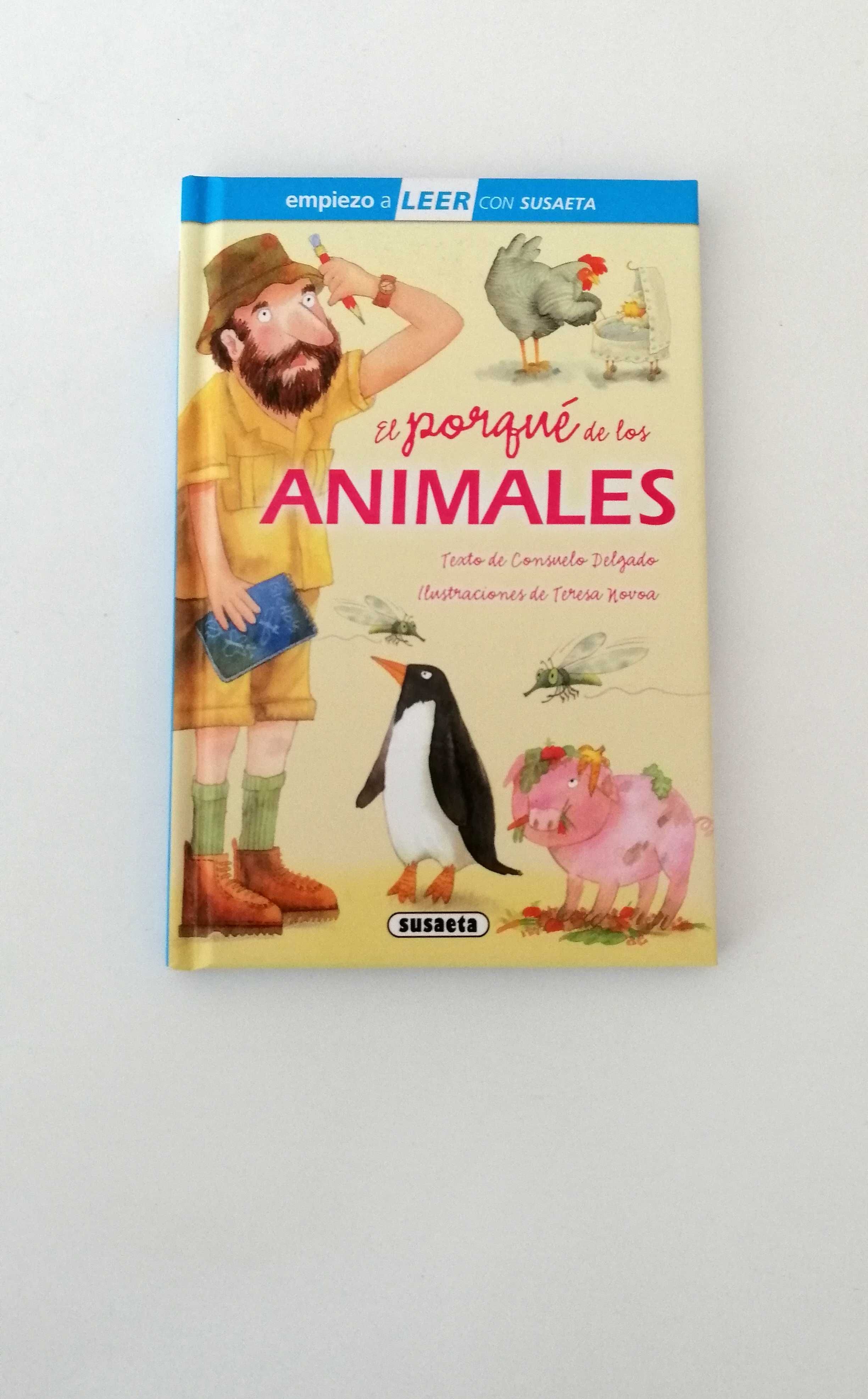 książka dla dzieci po hiszpańsku el porque de los animales susaeta