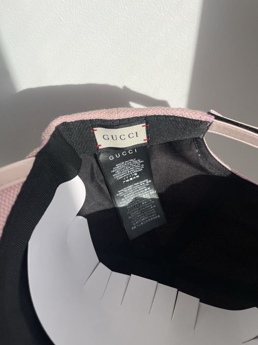 chapeu gucci rosa