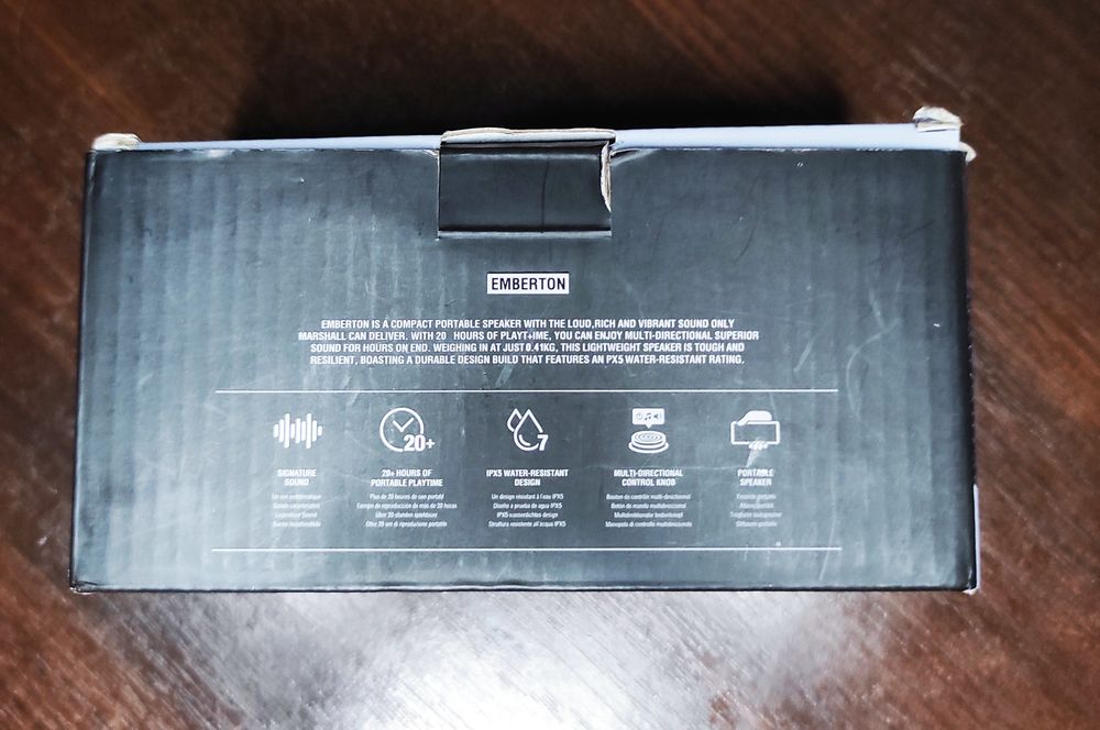 Портативная Bluetooth колонка Marshal Emberton