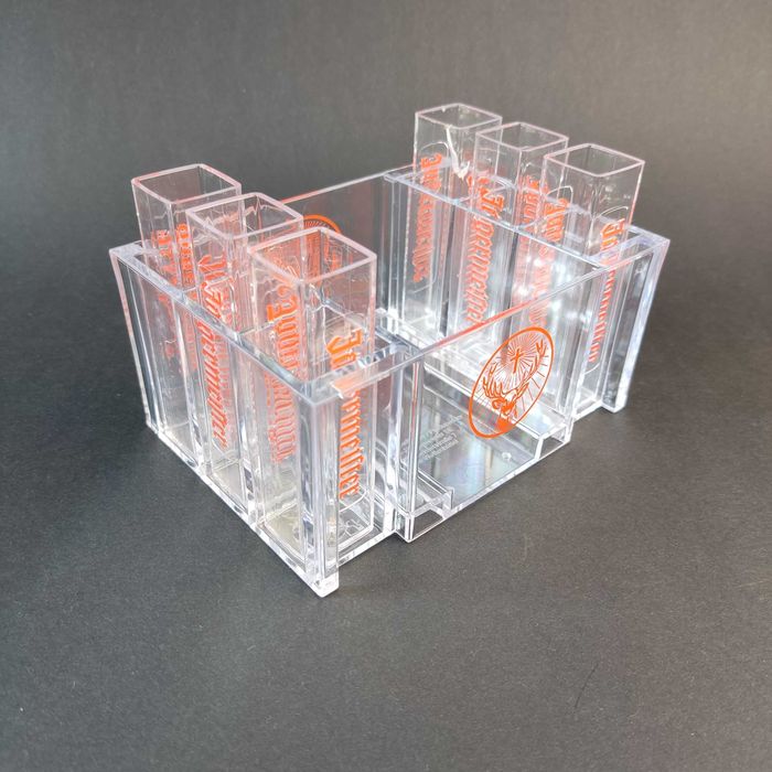 Unikatowa podstawka + 6 sztuk kieliszków Jagermeister