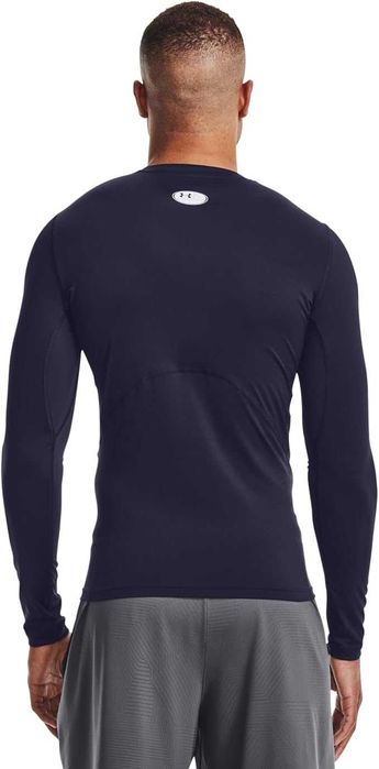 Koszulka UNDER ARMOUR Heatgear Męska Funkcyjna Oddychająca Granatowy L