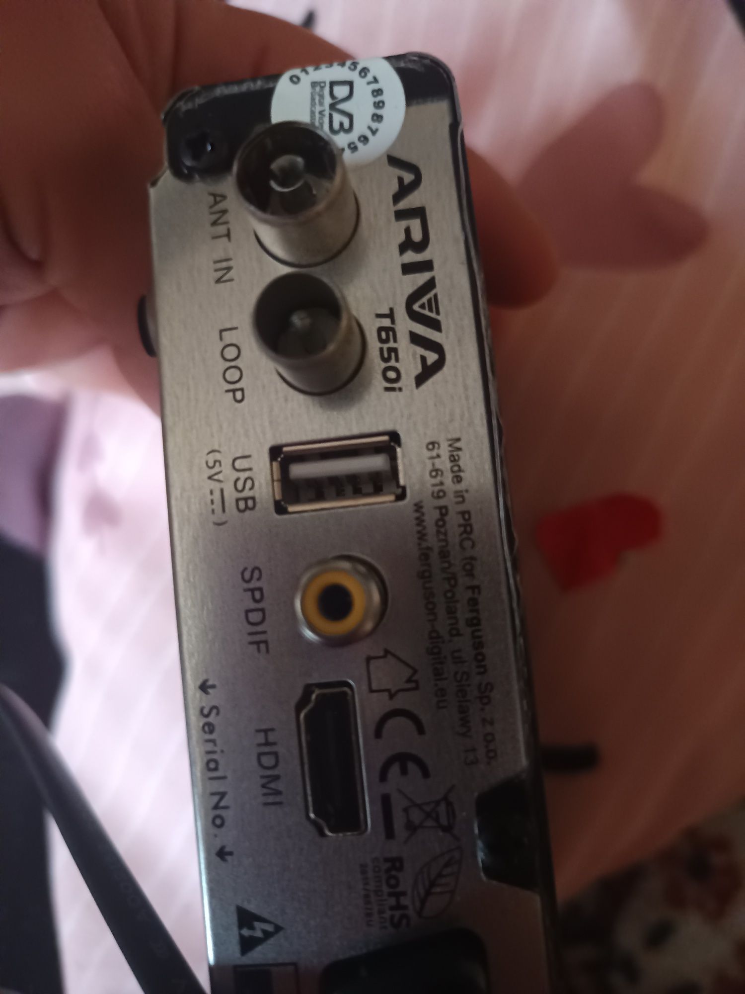 Dekoder DVB-T Arowa T 650i