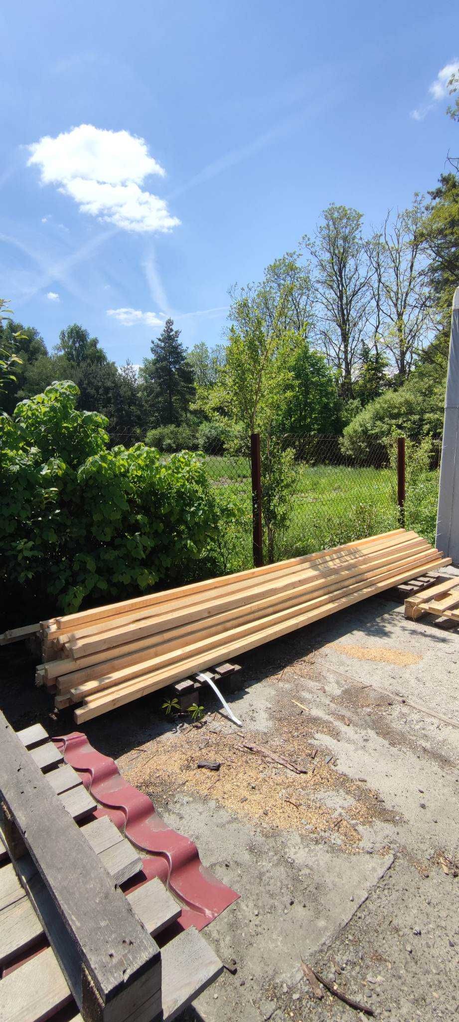 Kantówki nowe 2,5 x 5, 5 x 4, 5 x 10, 10 x 10, 6 x 12 wiata altana