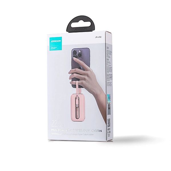 Joyroom mini powerbank 10000mAh Colorful Series 22.5W z 2 wbudowanymi