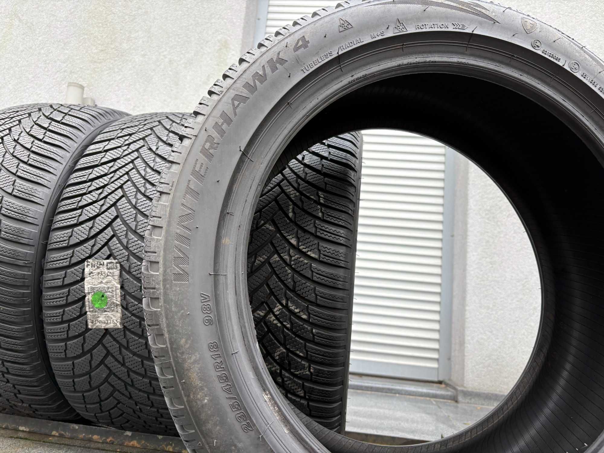 4szt zimowe 235/45R18 Firestone 7,2mm 2022r POLEASINGOWE! Z9421