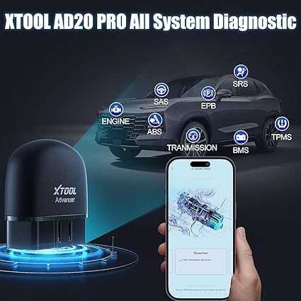 XTOOL AD20PRO Tester diagnostyczny APLIKACJA SMARTOFON iOS Android