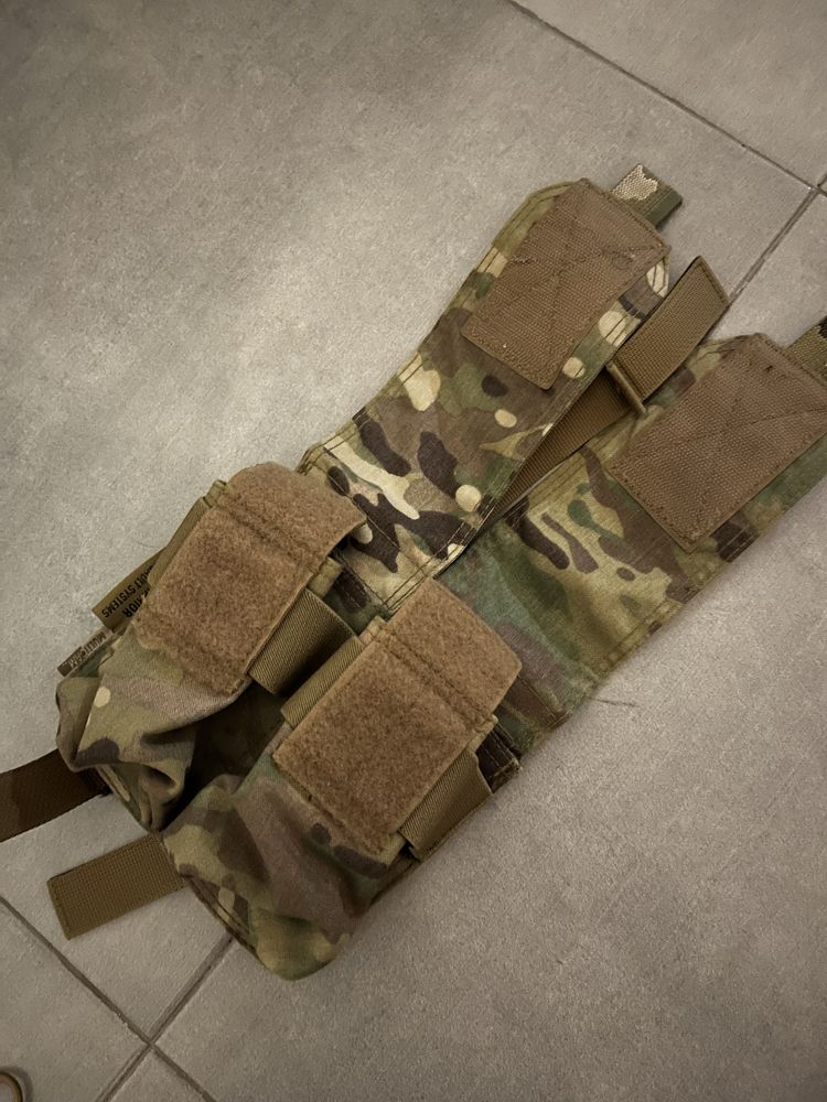 Подвійний пдсумок під 4 магазини Warrior Double M4 5.56mm MultiCam