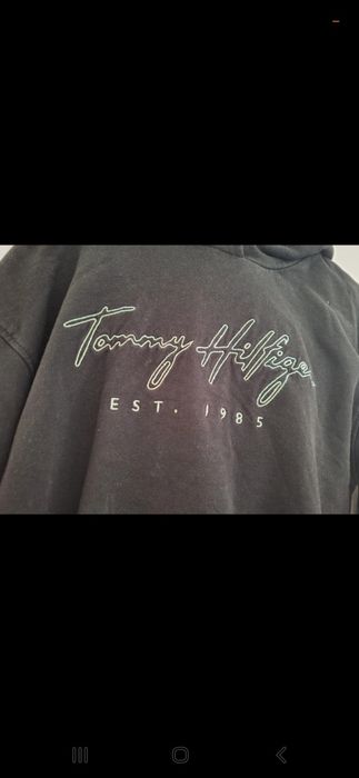 Tommy hilfiger młodzieżowa sukienka dresowa z kapturem 164 xs