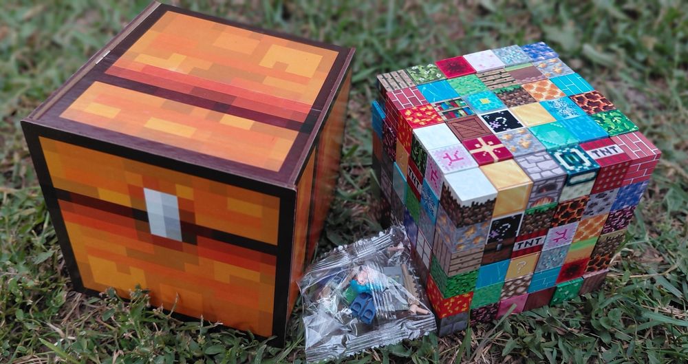 Магнитный конструктор Майнкрафт 100/200шт кубики на магнитах Minecraft
