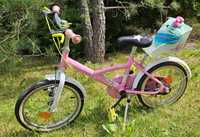 Rower dla dziecka dziewczynki super stan + GRATISY