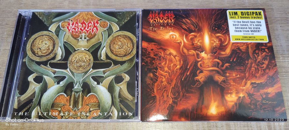 Фирменные CD Theatre Of Tragedy,Therion,U.D.O.,Vader,Vendetta,Vektor