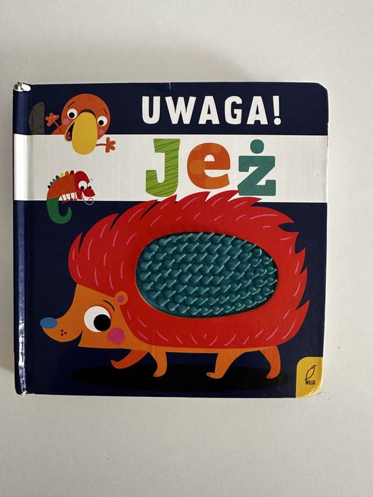 Książeczka sensoryczna Uwaga Jeż