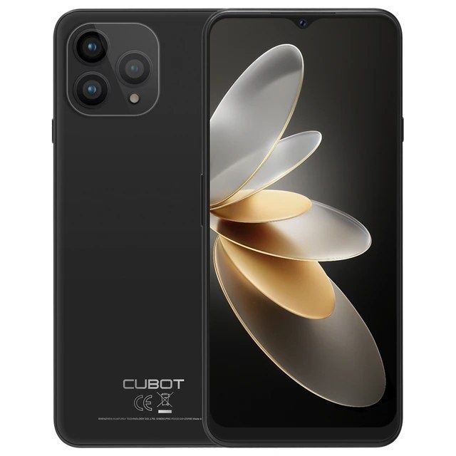 Смартфон Cubot P80,8+8/256гб.NFC,6.5"Android13, 5200mla. черные новые