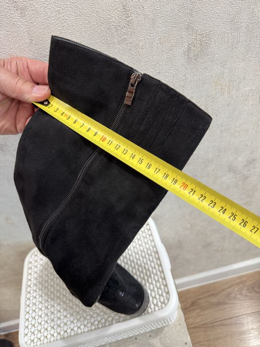 Замшеві високі чоботи, р. 39