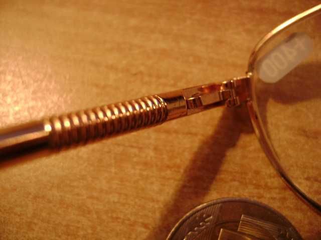 Starocie z PRL - Okulary damskie korekcyjne +4 dioptrie rozstaw 13,5cm