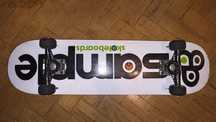 Skate Sample com trucks Silver dyrdek