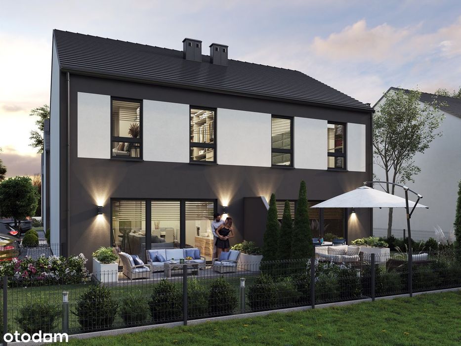 C1 - Dom jednorodzinny dwulokalowy 79,45 m2 - 5 pokoi +pompa ciepła