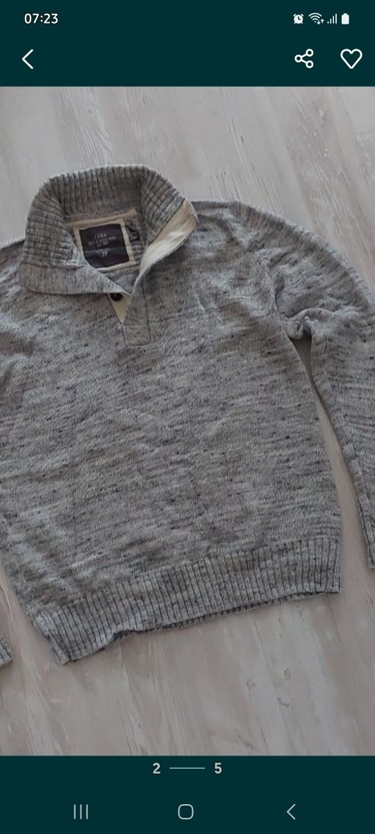 Cieply sweter h&m męski L