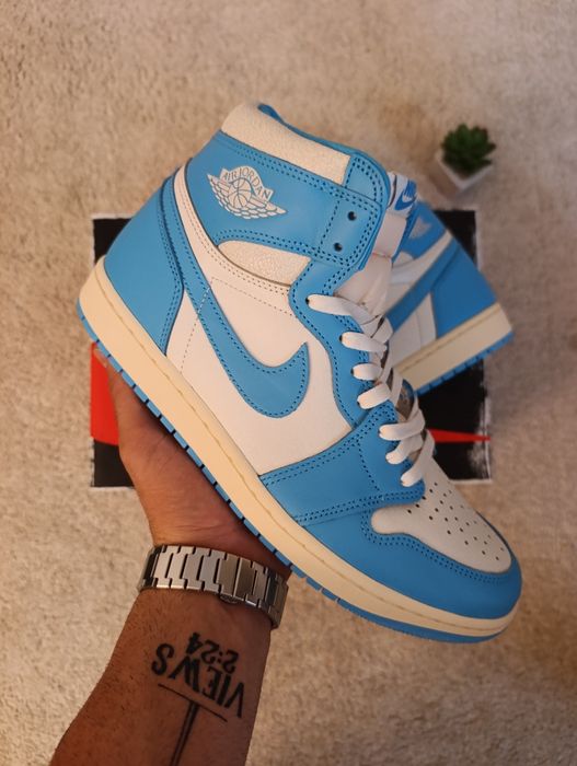 Air Jordan 1 High UNC Reimagined - tamanho 46
