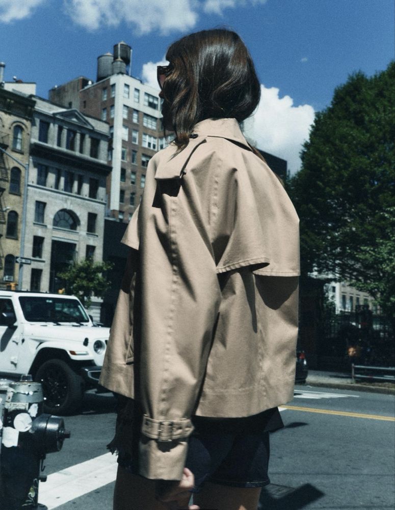 Тренч пальто zara