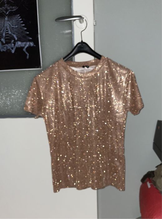 Bluzka imprezowa brokatowa