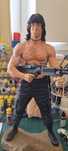 Figura em resina a 1/4 de Rambo (Promoção de Verão)