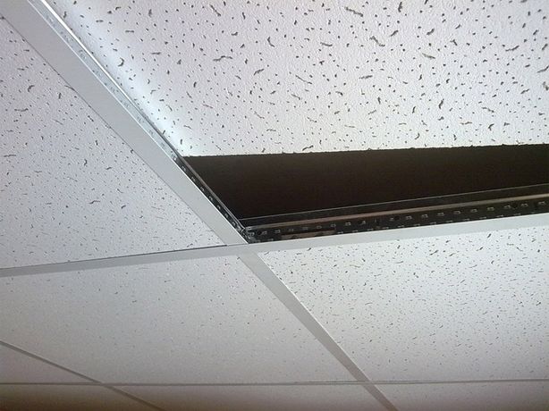 Плита потолочная. Подвесной потолок Армстронг (Armstrong) LED панели