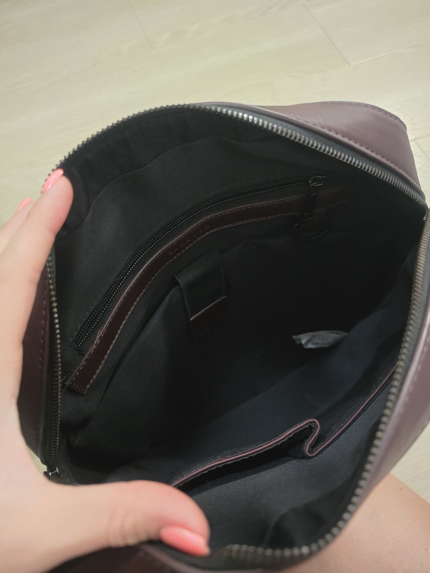Męska torba plecak na laptopa elegancka  Zara Man