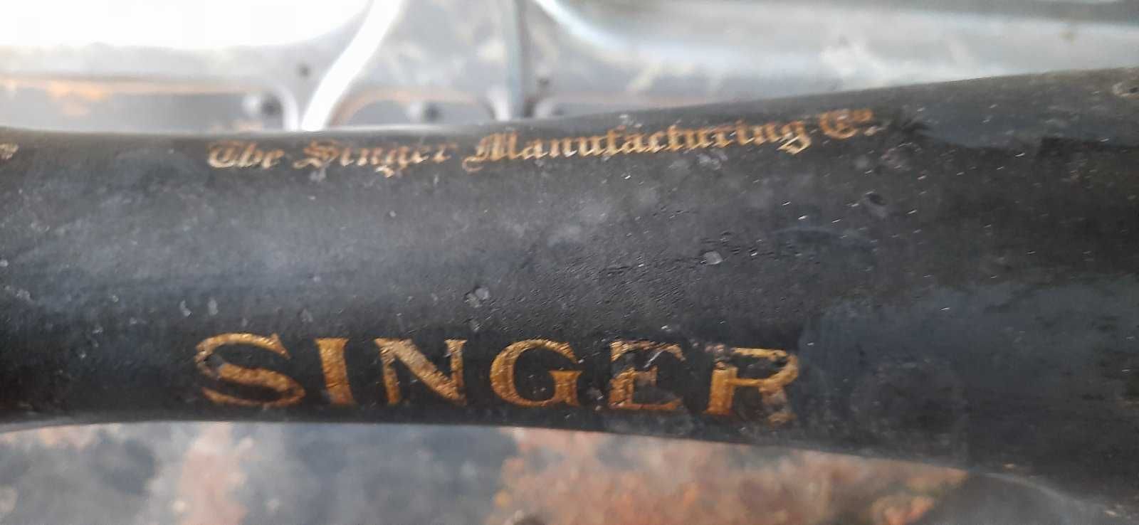 старинная швейная машина Зингер SINGER 16 K 4 со станиной чугун