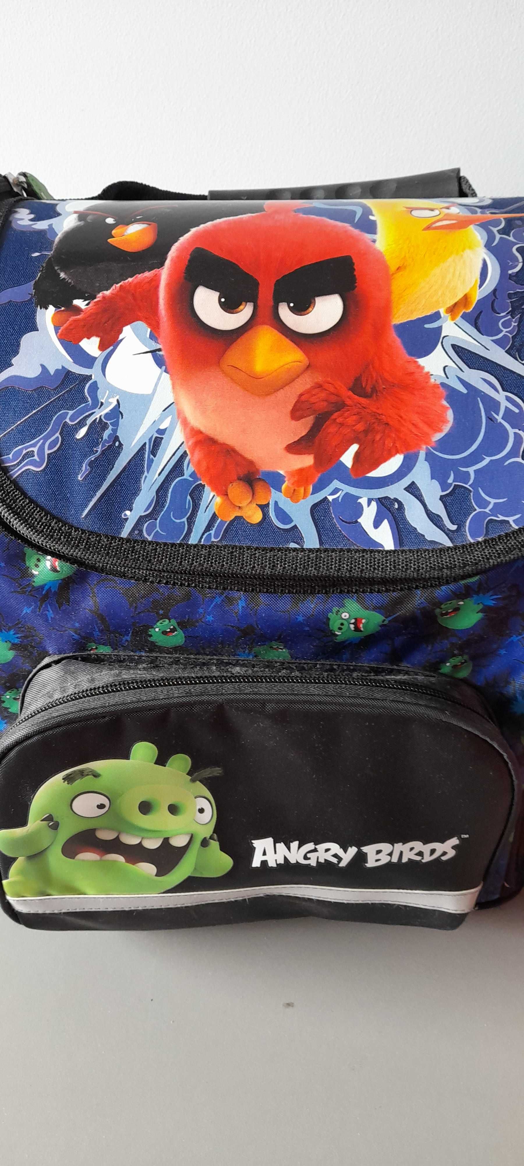 Zestaw. Tornister Angry Birds, Najlepsze historyjki, plecaczek, maskot