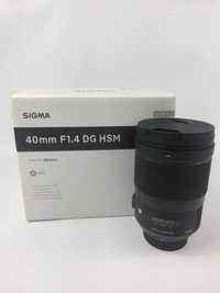 Obiektyw Sigma 40mm Art 1.4 Nikon + filtr