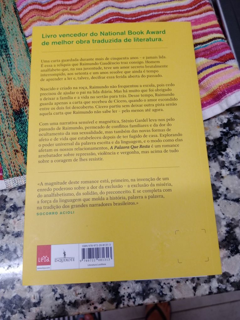 "A Palavra que Resta", de Stênio Gardel