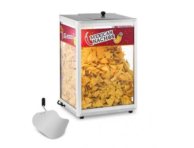 Podgrzewacz do Nachos i Orzeszków 40L z Podświetleniem LED i Szufelką