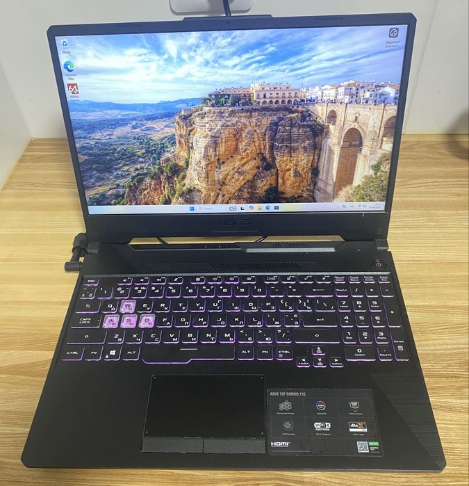 Asus TUF F15 | i5-10300H | GTX 1650 Ti |16 gb | SSD 512 гб| FHD 144 Гц