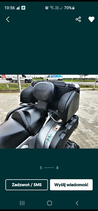 Quad cf moto cfmoto  800 terralander 4x4 2015r super okazja
