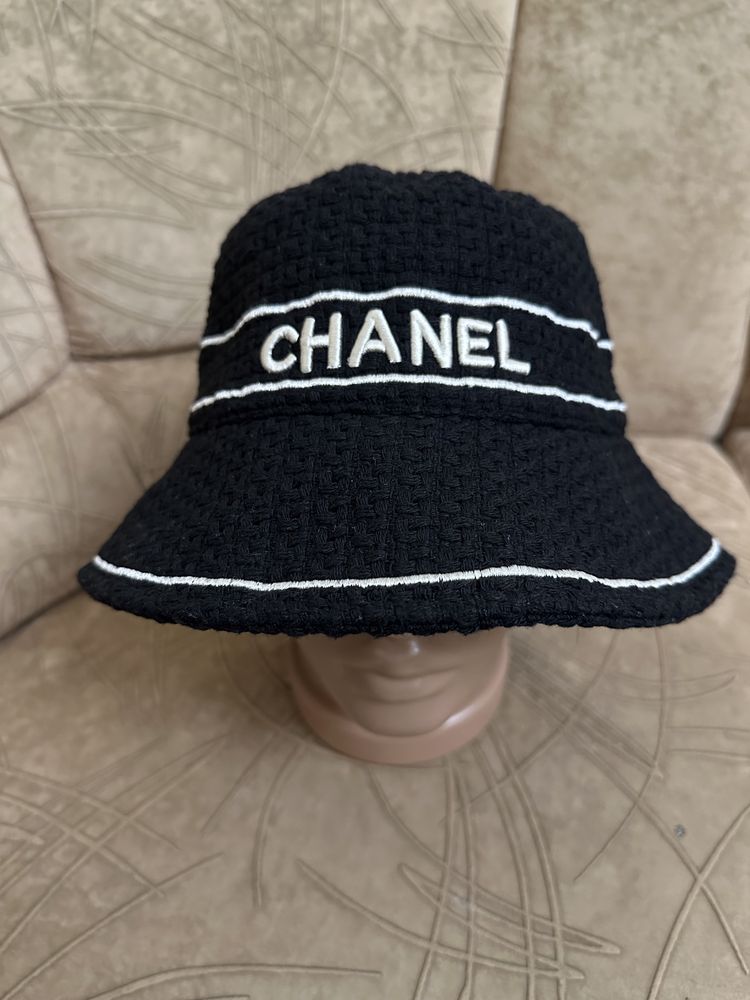 Chanel canvas панама шляпа