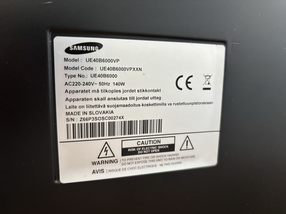 Tv Samsung 40” Como Nova