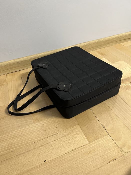 Чорна жіноча сумка сумочка сундук сундучок